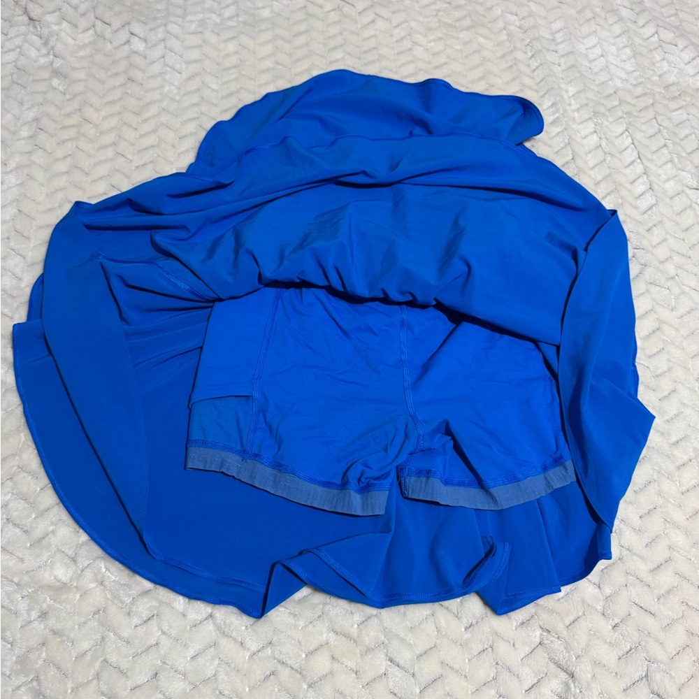 Lululemon Athletica Vibrant Blue Skater Skirt - Picture 8 of 9